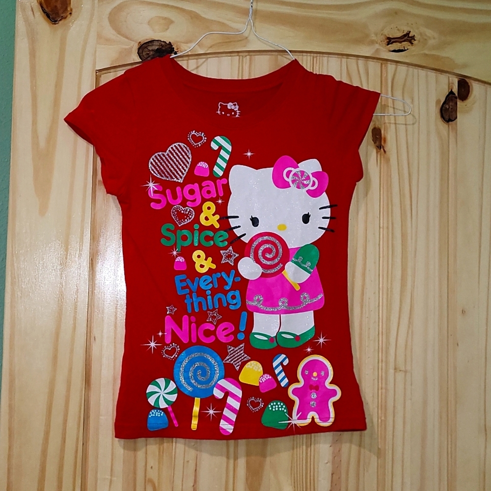 Hello Kitty girls medium 7/8 t-shirt